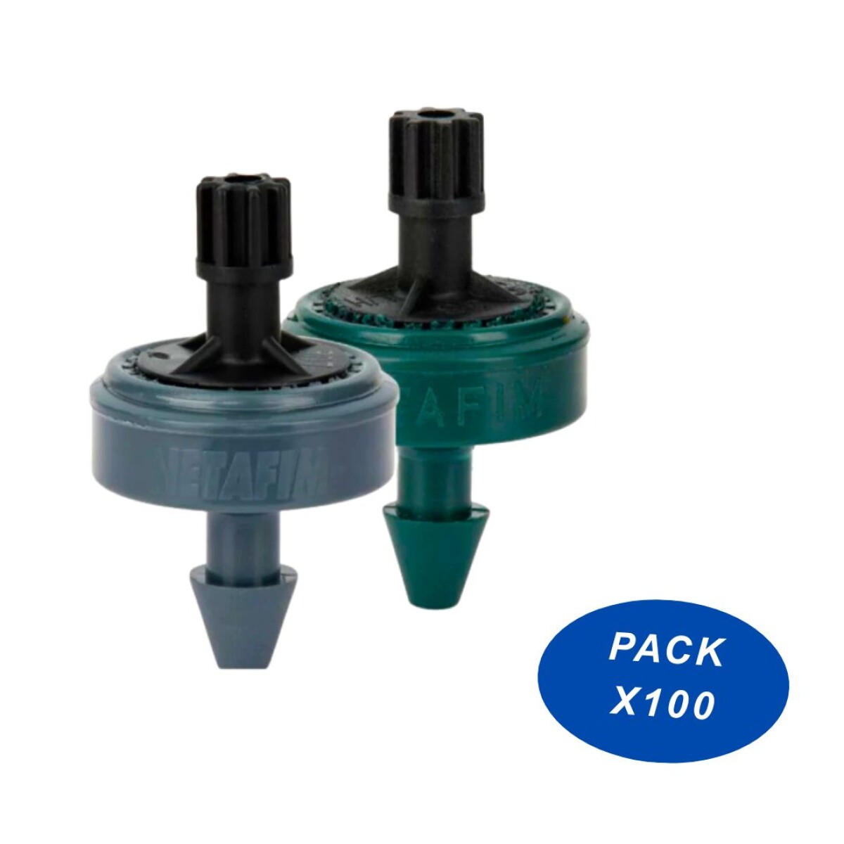 Goteros Netafim 4lts/hora Autocompensados Pack X100u. 