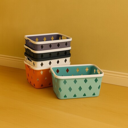 CESTO CANASTO ORGANIZADOR CALADO 31X21,5X17,5CM CESTO CANASTO ORGANIZADOR CALADO 31X21,5X17,5CM