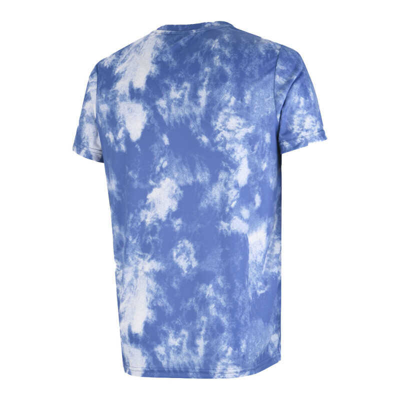 T-SHIRT MC MEN TRNG FULL PRINT coral sta AZUL STAI