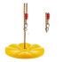 Hamaca disco infantil plástica Amarillo