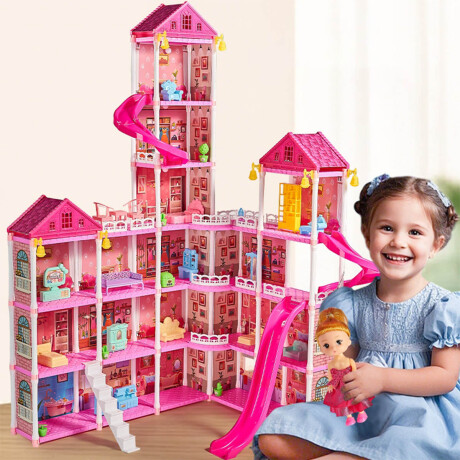 Casa Muñecas Juguete Dream House Armable Compl 364p Casa Muñecas Juguete Dream House Armable Compl 364p