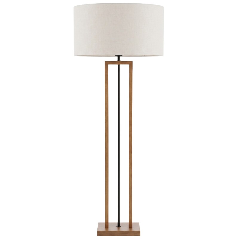 LAMPARA DE PIE IMBUIA CUP BEIGE CL/MARRON Unica