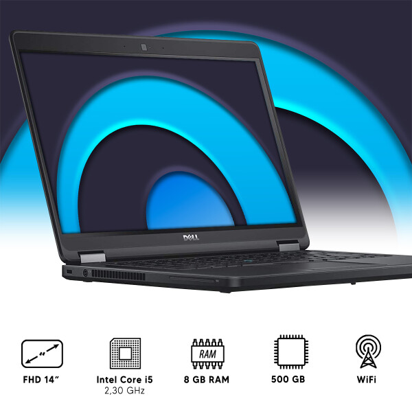 Notebook Dell Latitude E5450 I5/ 8 Gb Ram/ 256 Gb Hdd NOTEBOOK RFPL DELL 5450 I5/8/256/14