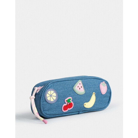 Portacosméticos Infantil Frutas Azul Celeste