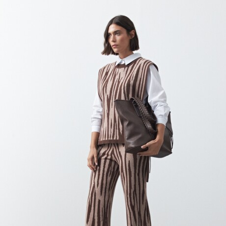 PANTALON LILAN Marrón oscuro