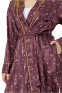 PAJAMA PARTY HOLIDAY ROBE Bordo