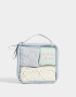 Porta Cosméticos Estampados Set De Portacosméticos - Azul Celeste