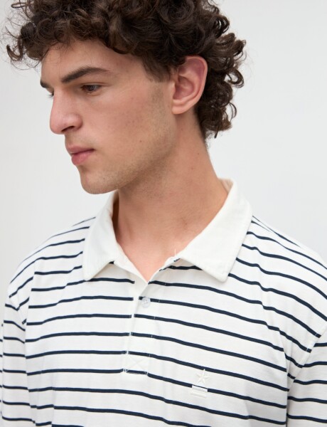 Remera polo Marin Off white Marino