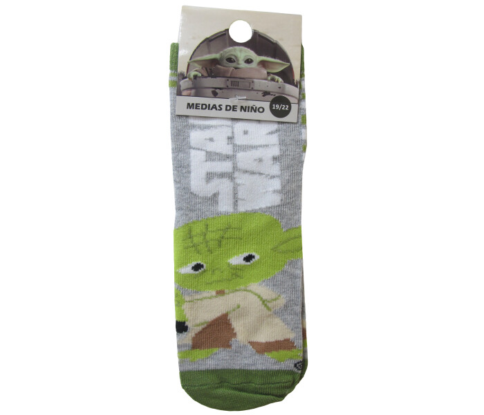 Medias x1 Star Wars Yoda Gris/Verde