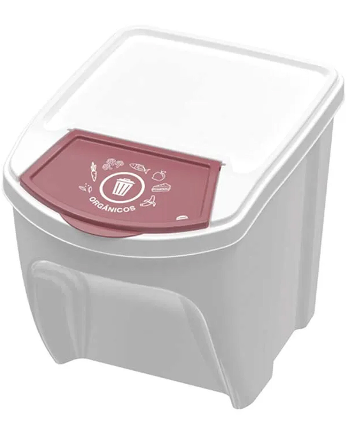Cubo Residuos Domésticos ECOBOX 25 Litros con Asa Plástica