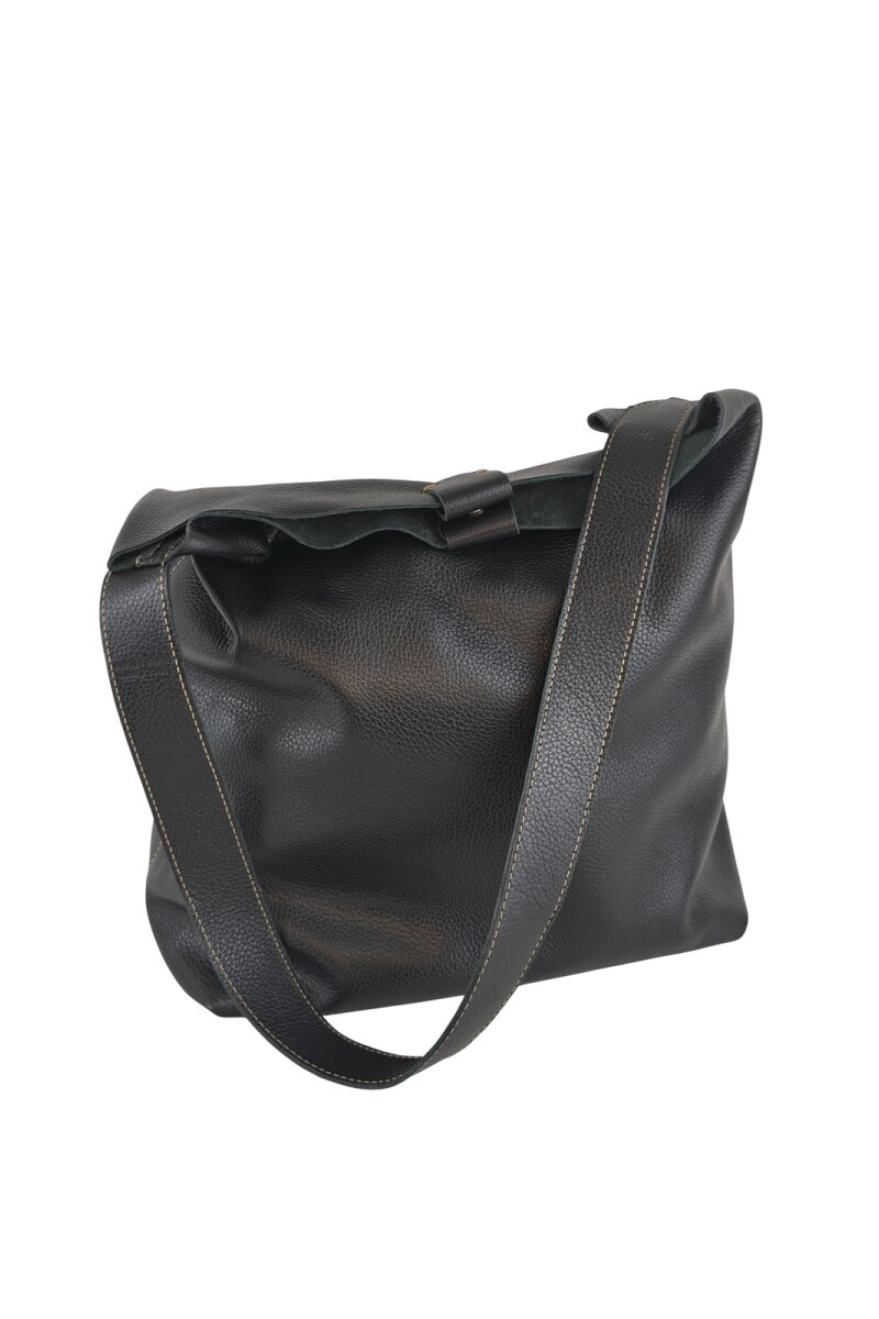 Tote Bag de cuero Negro