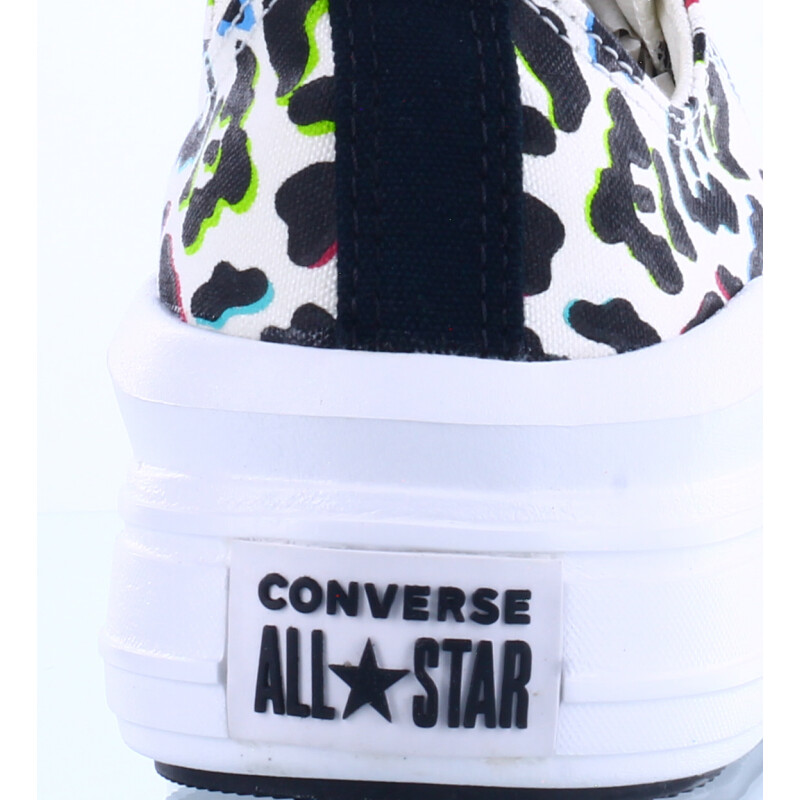 Championes de Mujer Converse - All Star Ctas Move OX Blanco - Animal Print