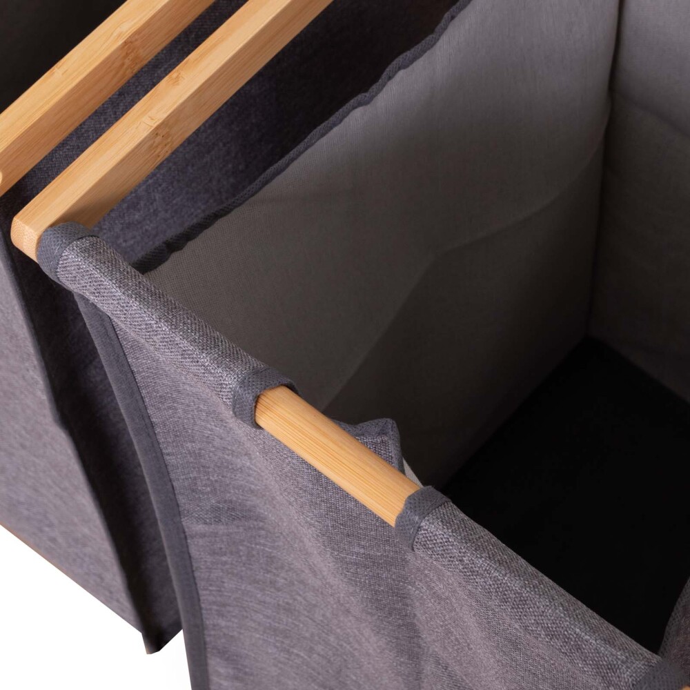 MULTIUSO DE BAÑO BAMBU GRIS DUAL