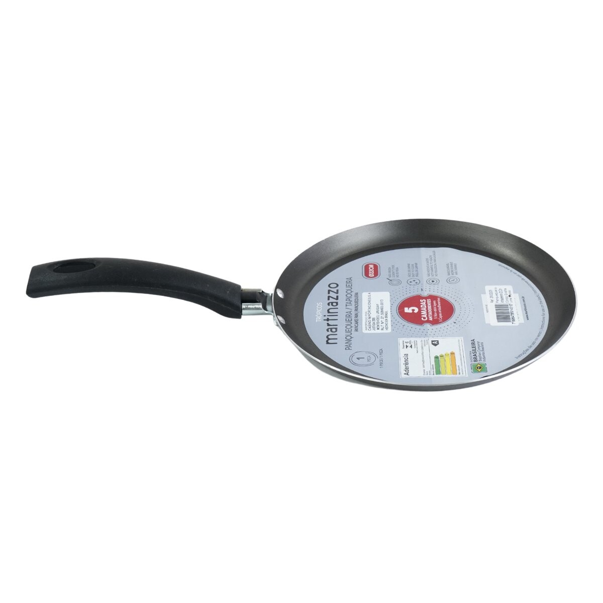 Panquequera antiadherente grafito linea Tropicos Martinazzo 