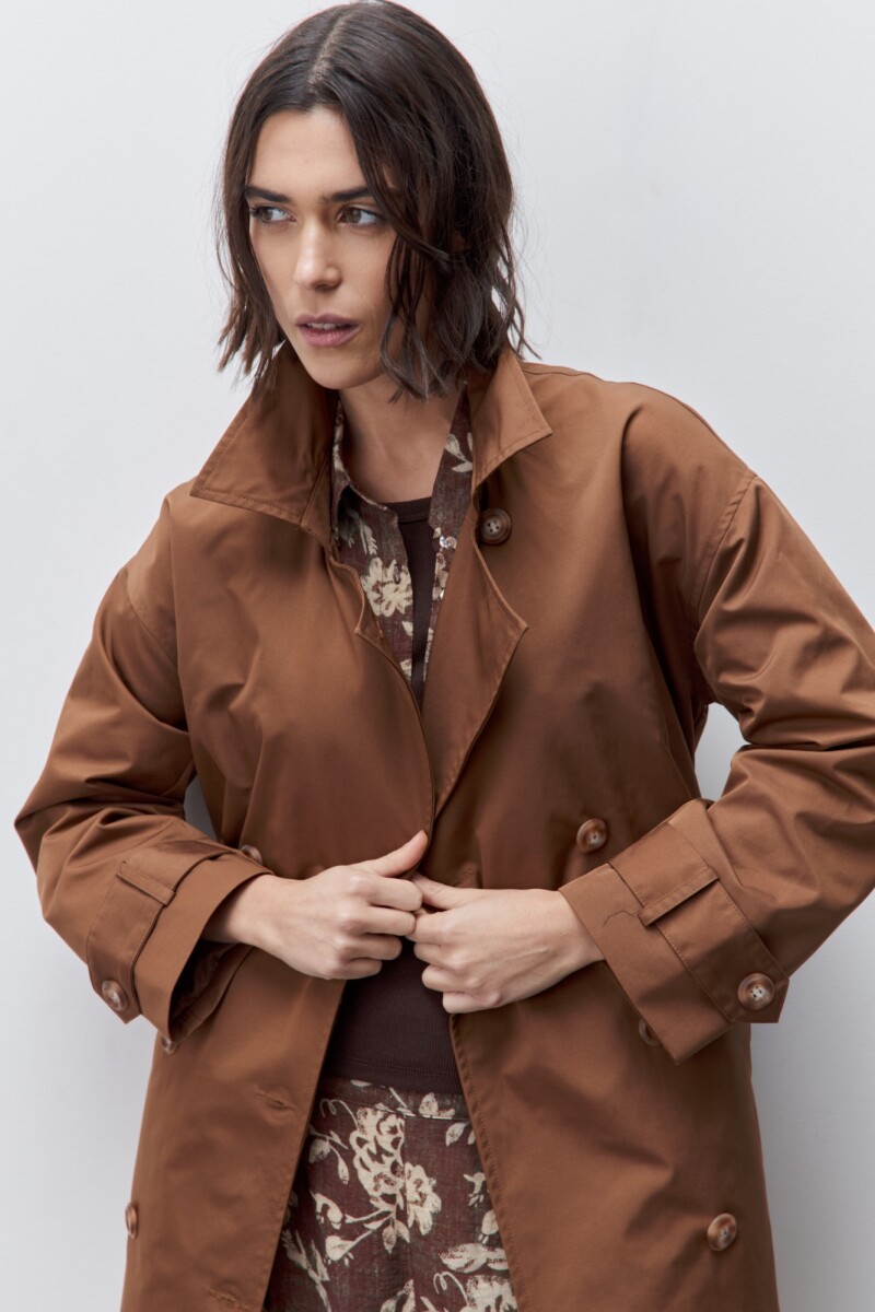 TRENCH ZUNO Chocolate