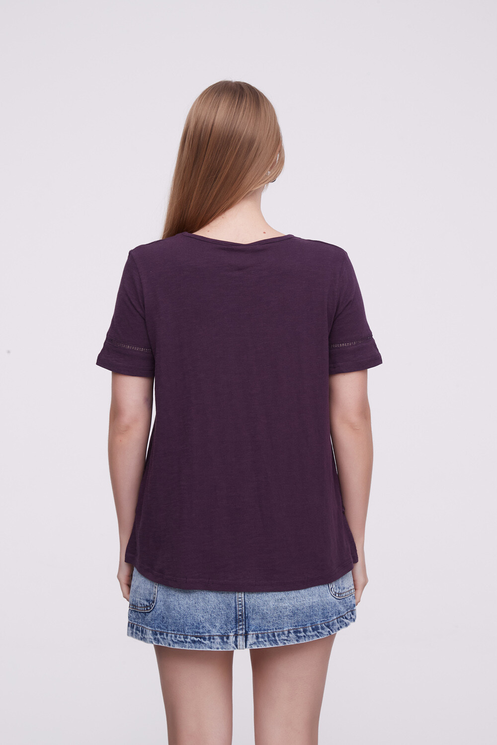 Remera Belursa Violeta Oscuro