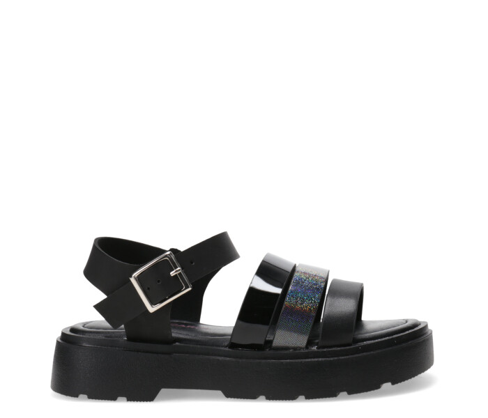 Santalia DOLEN con tira metalizada Black