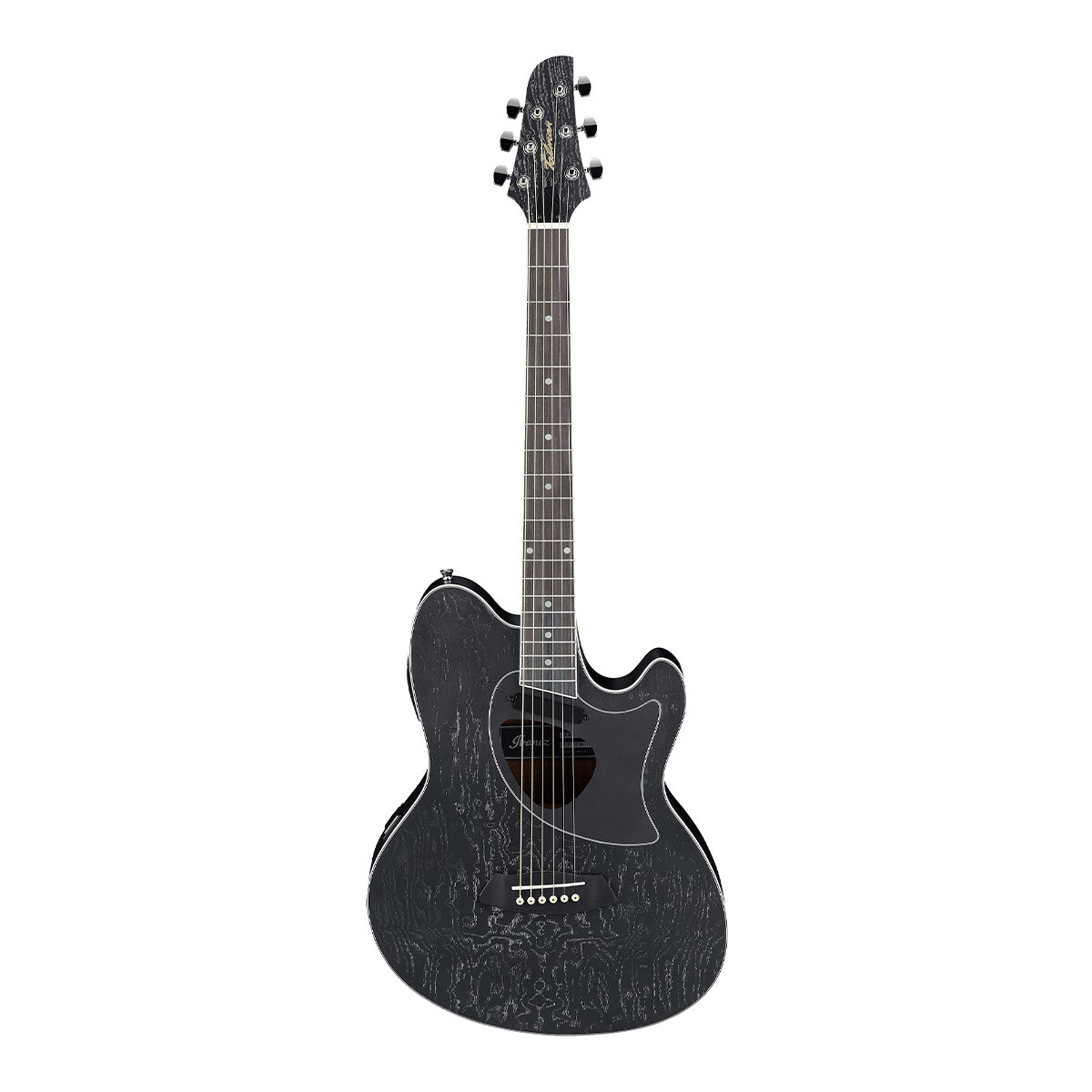 Guitarra Electro Acustica Ibanez Tcm50 Galaxy Black Open Pore 