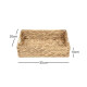 Bandeja cesto decorativo fibras seagrass 35x20x10 cm NATURAL
