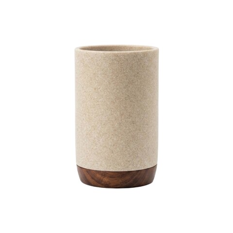 ORGANIZADOR CERAMICA/MADERA 200ML Unica