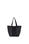 BOLSO TERRANO CINCHAS NEGRO