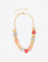 Collares Cortos San Valentin Collar Corto San Valentín - Dorado Plata Cepillada
