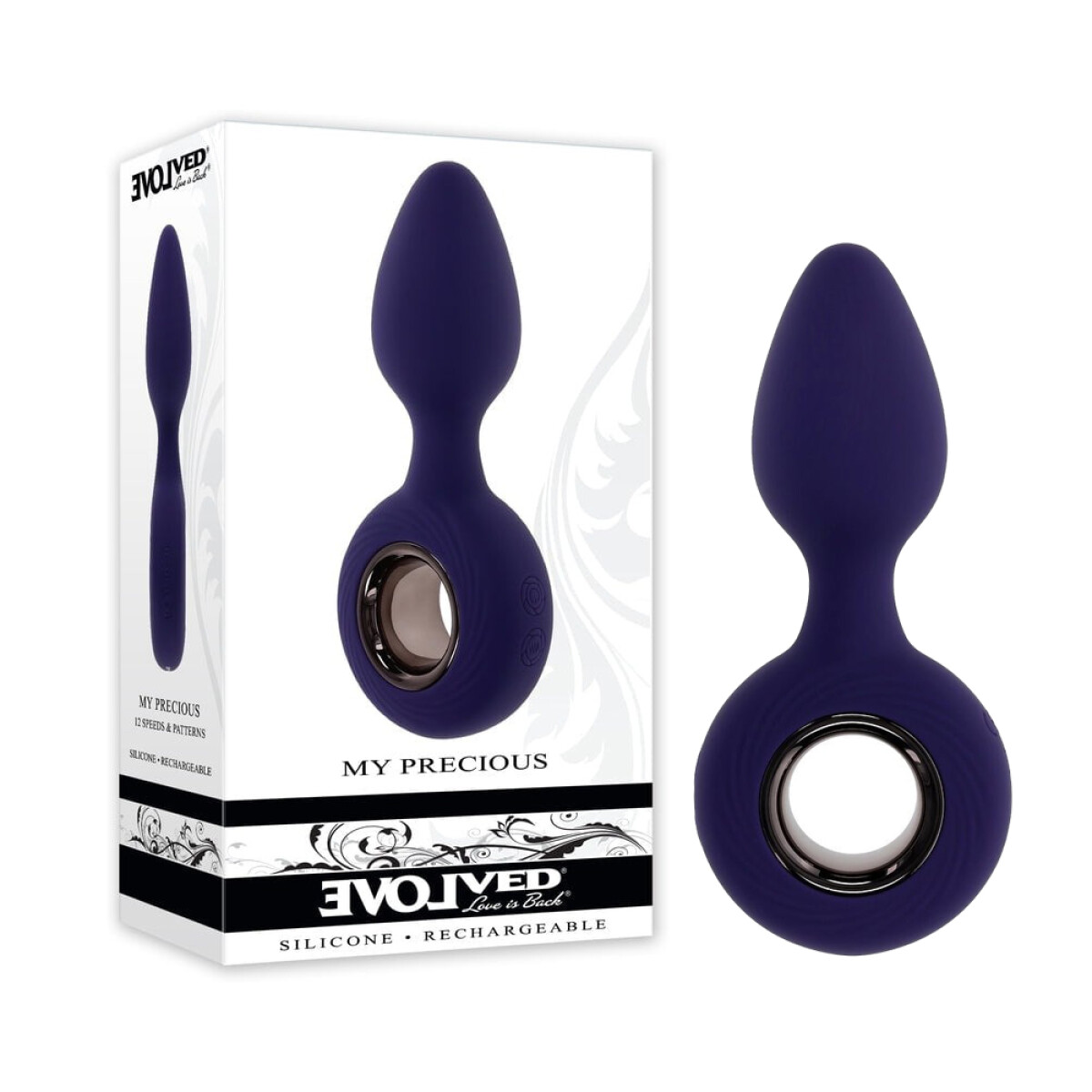 Plug Anal Vibrador Evolved My Precious 