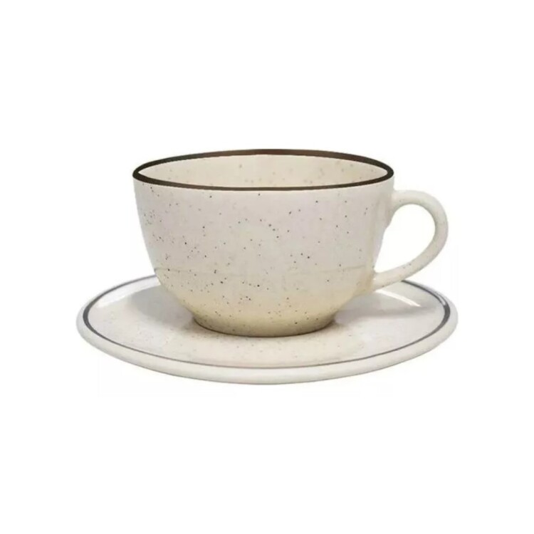 TAZA DE TÉ CON PLATO 200ML LINEA BRISA Sin color