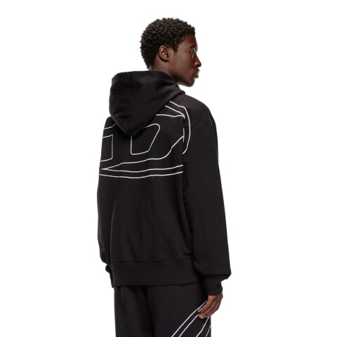 Polerones Para Hombre S-Macs-Hood-Megoval-D Swea Negro