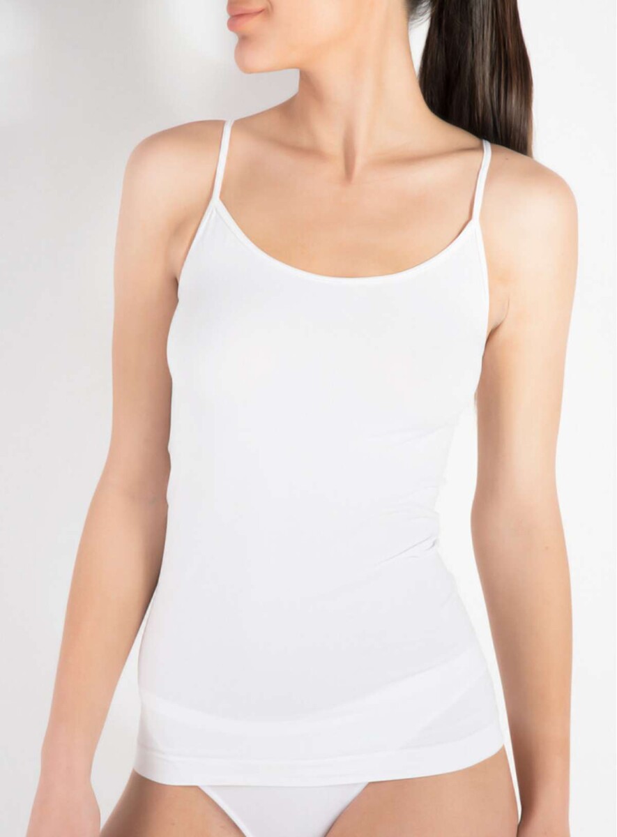 Camiseta bretel fino prili - Blanco 