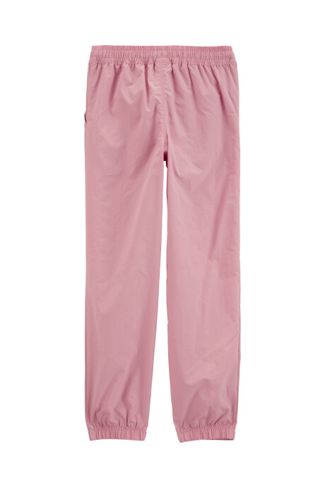 Pantalón deportivo de nylon, rosado Sin color