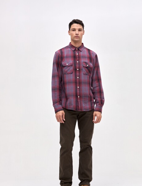 Sobrecamisa Jeremy Burgundy