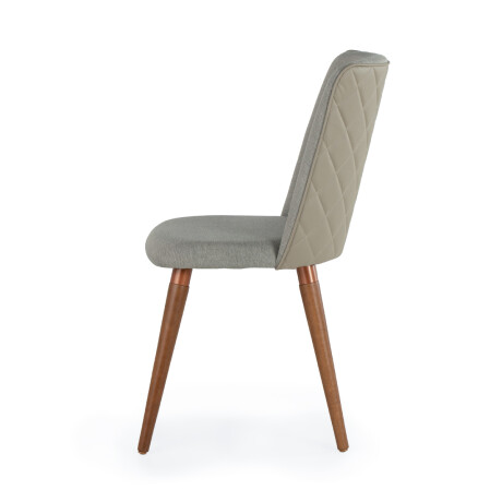 Silla Dakota - Tela Rústica Linked 35 (Gris)