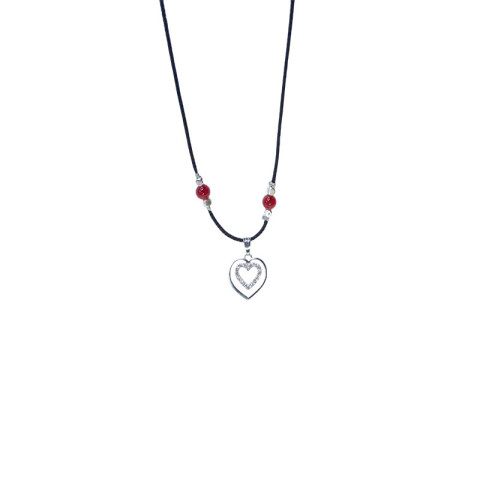 Collar piedra roja y colgante Collar Piedra Roja Y Colgante