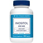 INOSITOL 650 MG. VIT. SHOPPE única