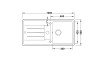 Pileta de cuarzo c/bowl 570.34.350 Pileta De Cuarzo C/bowl 570.34.350