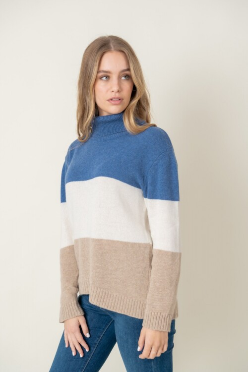 Sweater lana combinado Bennie