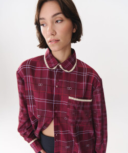 Camisa Court Bordó