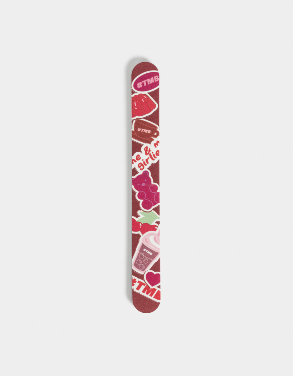 Lima Para Uñas Con Estampa Tmb 