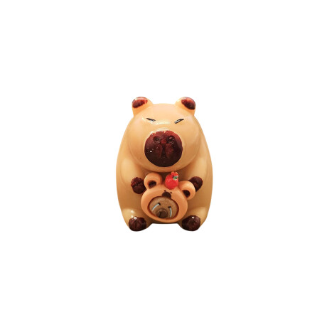 Squishy amansaloco carpincho Marron