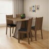 Juego de comedor con mesa de madera y 4 sillas estilo rústico Juego de comedor con mesa de madera y 4 sillas estilo rústico