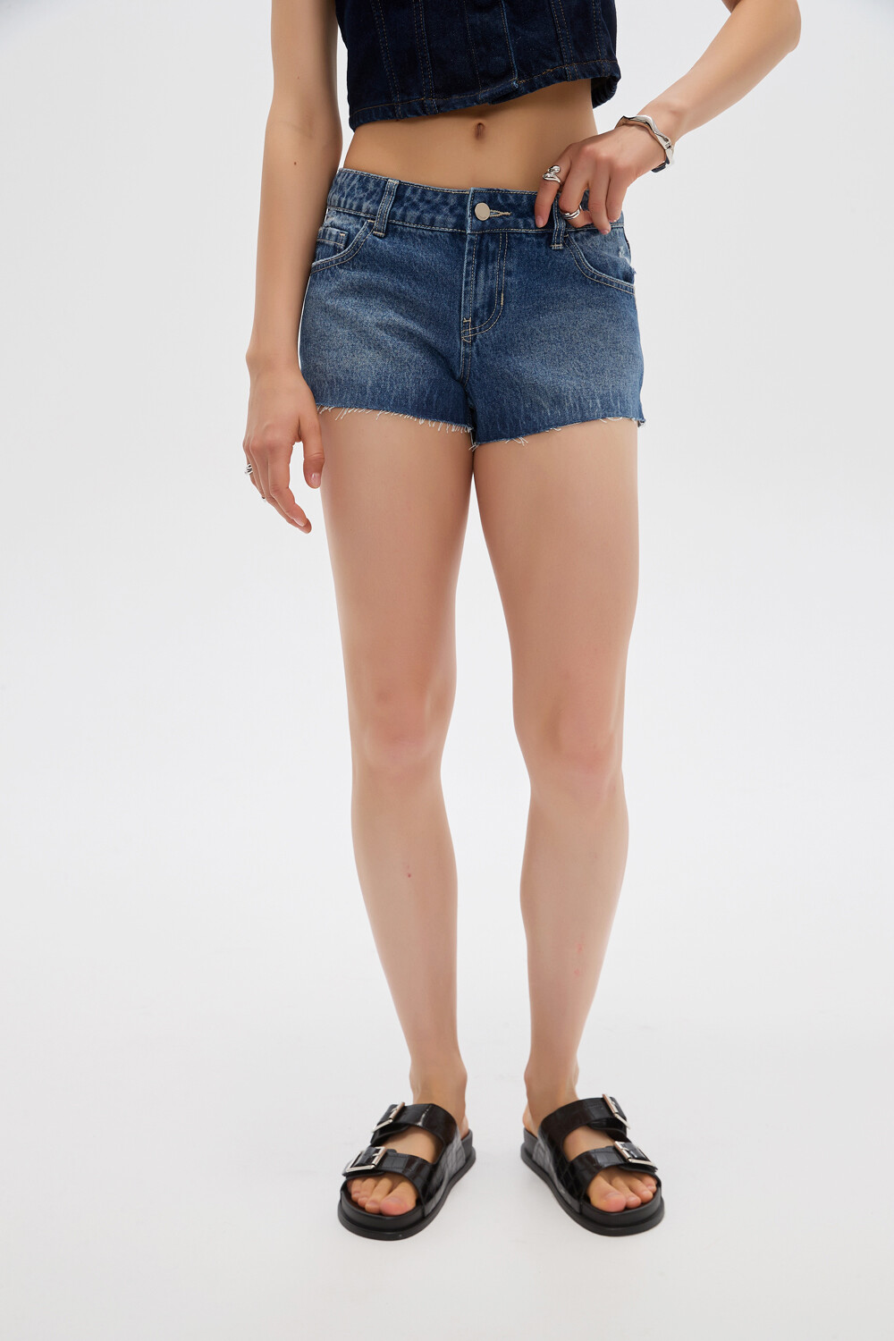 Short Formena Azul Medio