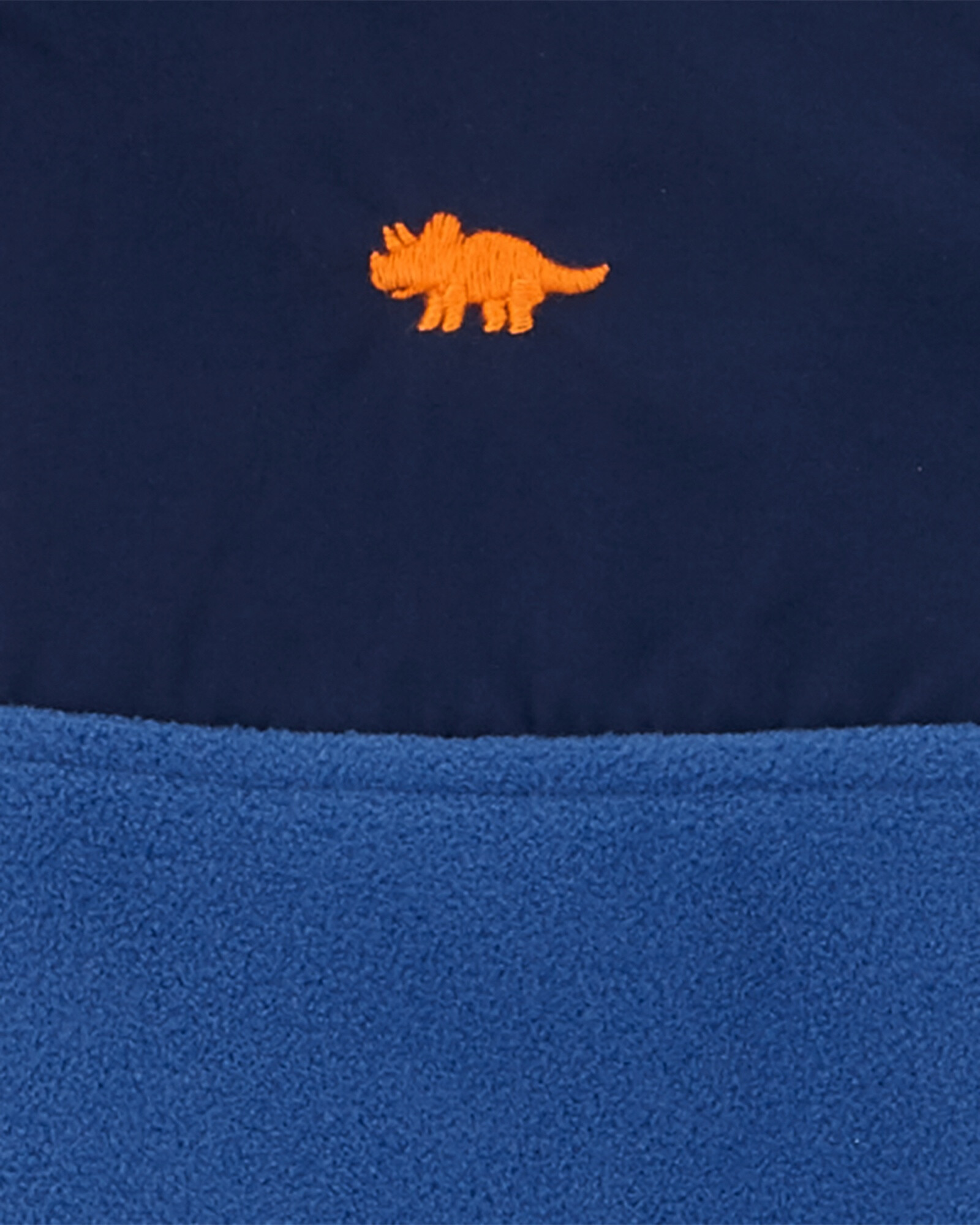 Set dos piezas de micropolar, pantalón y buzo, diseño colorblock Sin color
