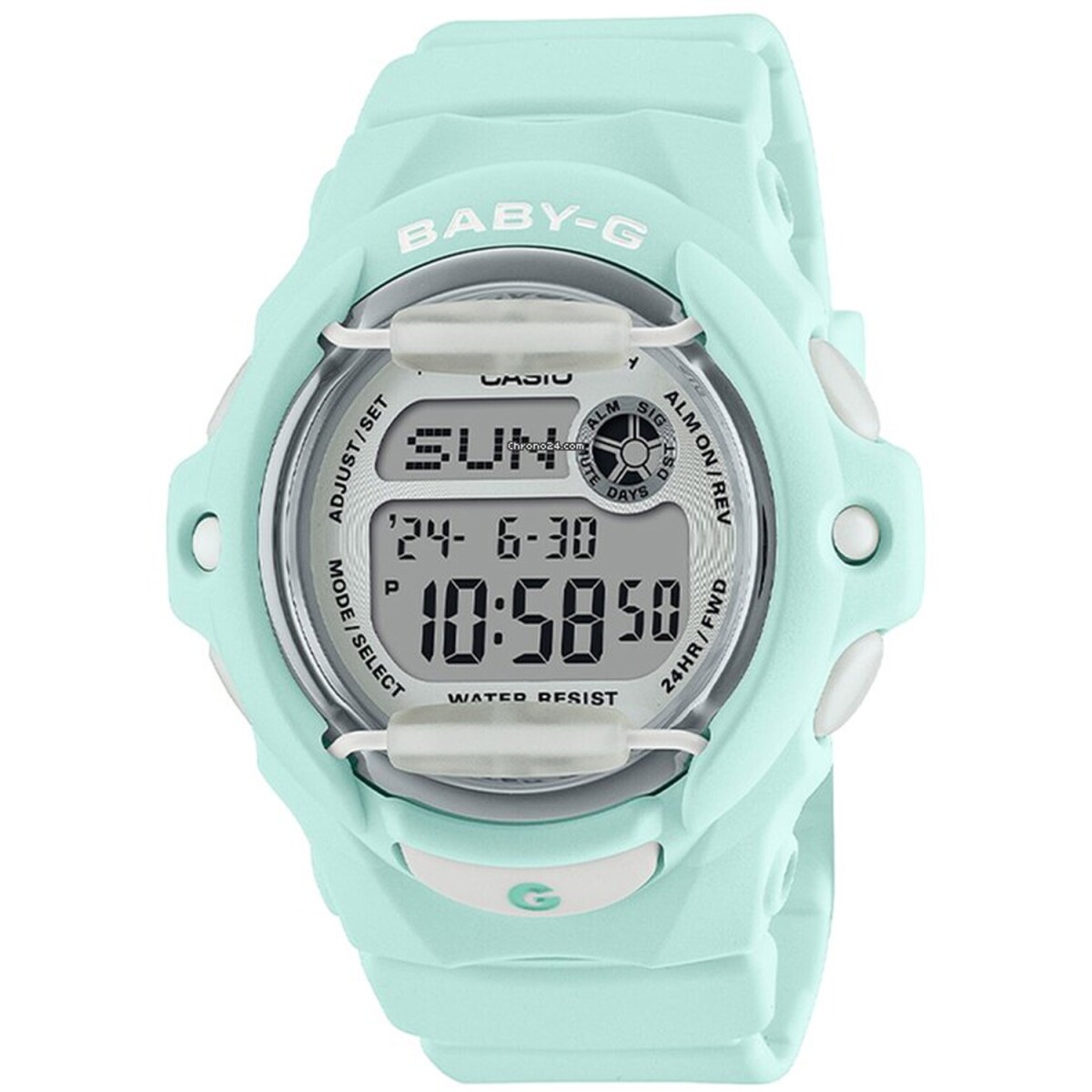 Reloj Digital Multifunción Casio Baby-G BG-169R Super Resistente - Celeste 