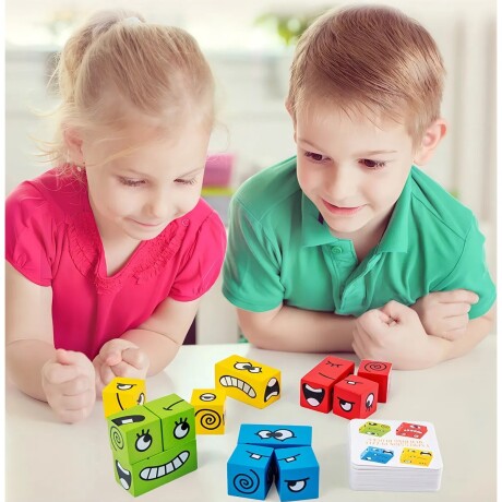 Juego de Mesa Expresión Cubo Cambia de Cara 001