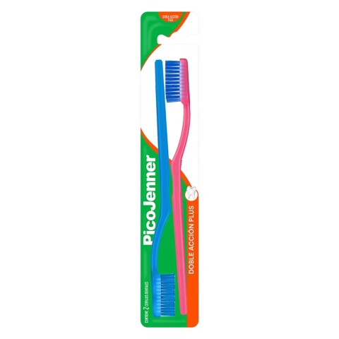 Cepillo de Dientes Pico Jenner Doble Acción Plus con Protector Cepillo de Dientes Pico Jenner Doble Acción Plus con Protector