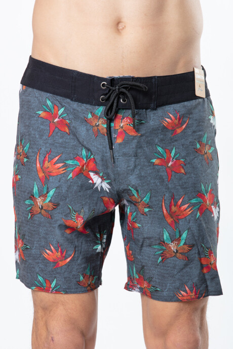 SHORT MANTO RUSTY Gris Oscuro