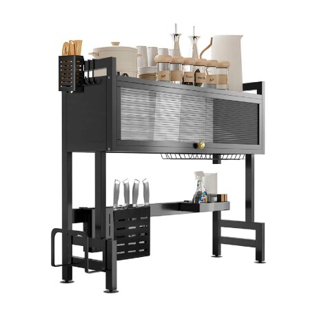 Escurridor secaplatos 65 cm metálico con puerta Escurridor secaplatos 65 cm metálico con puerta