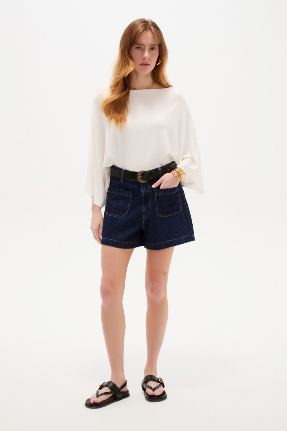 Short Tariane Azul Indigo