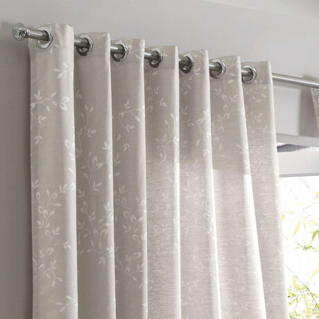 Pack X 2 Cortina Dohler Vivian 180 X 200 Cm Beige